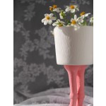 Swan Vase Manufacturer - Pink Beak Hand-painted Tall