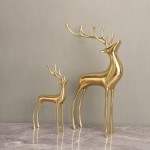 Metal Decor Factory - Luxury Deer Desktop Sculpture