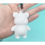 Backpack Charm Manufacturer - White Blank Animal Keychain