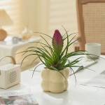 Ceramic Planter Manufacturer - Cream Wind Four Grid