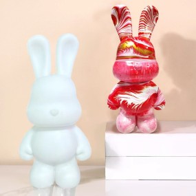 Fluid Ornament Factory - DIY Rabbit Handmade Paint Craft