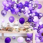 Balloon Garland Manufacturer - Purple Butterfly Set