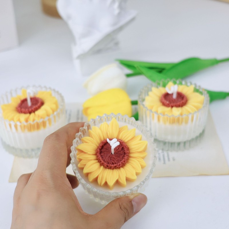 Soy Wax Candle Factory - Yurt Cup Daisy Sunflower