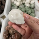 Stone Craft Manufacturer - Obsidian Human Skeleton Decoration