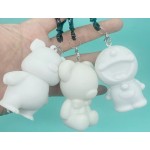 Backpack Charm Manufacturer - White Blank Animal Keychain