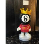 Club Ornament Manufacturer - Billiard Black Eight Doll Sculpture