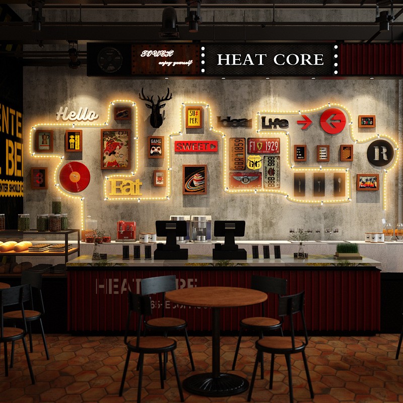 Restaurant Decor Manufacturer - Engraved Wooden Photo Wall