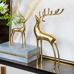 Metal Decor Factory - Luxury Deer Desktop Sculpture
