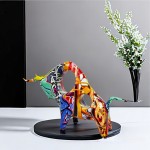 Animal Ornament Manufacturer - Colorful Cow Desktop Decoration