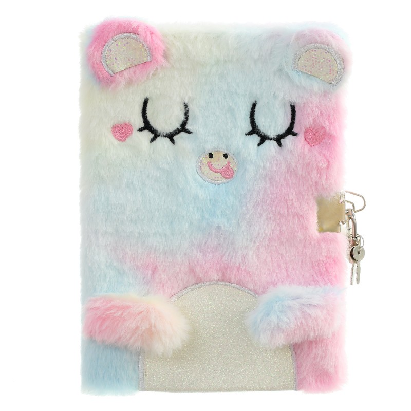 Student Diary Supplier - OEM Lovely Plush Lock Design
