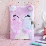 Plush Notebook Manufacturer - OEM Lockable A5 Diary Organizer