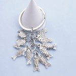 Fish Keychain Manufacturer - OEM Multi Fish Metal Keyring