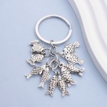 Fish Keychain Manufacturer - OEM Multi Fish Metal Keyring