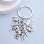 Fish Keychain Manufacturer - OEM Multi Fish Metal Keyring