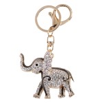 Rhinestone Keychain Manufacturer - OEM Crystal Elephant Carabiner