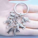 Fish Keychain Manufacturer - OEM Multi Fish Metal Keyring