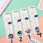 Metal Bookmark Manufacturer - OEM Wave Whale Tassel Design