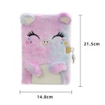Student Diary Supplier - OEM Lovely Plush Lock Design