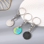 Shopping Cart Keychain Manufacturer - Metal Trolley Coin Chain