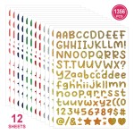Letter Sticker Manufacturer - Sand Series Shiny Alphabet