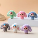 Rabbit Doll Manufacturer - Flocked 3D Bunny Toy Ornament