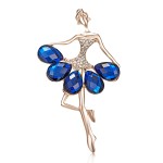 Ballet Brooch Factory - Diamond Studded Dance Pin