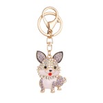 Dog Keychain Factory - Corgi Metal Animal Pendant