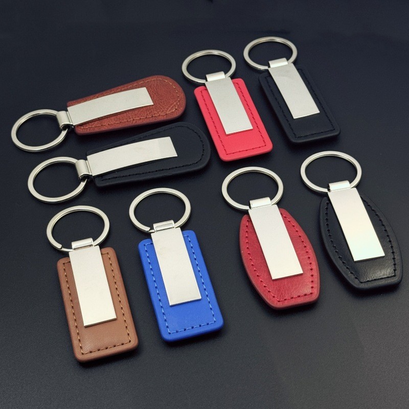 Leather Keychain Manufacturer - PU Carabiner Metal Keychain