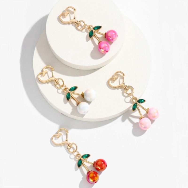 Cherry Keychain Factory - Fruit Shape Car Accessory Charm