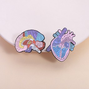 Anatomy Brooch Factory - Organ Enamel Doctor Badge