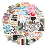 Reading Sticker Manufacturer - 50 Pieces Waterproof Decals