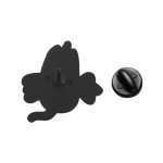 Unicorn Brooch Factory - Meteor Donut Black Cat Pin