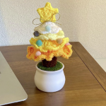 Crochet Ornament Manufacturer - Wool Christmas Tree Potted Plant