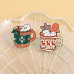 Cup Brooch Factory - Gingerbread Star Holiday Pin