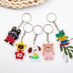 Acrylic Keychain Manufacturer - Bear Earphone Cover Pendant
