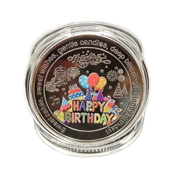 Birthday Coin Factory - 3D Engraved Cake Souvenir Coin