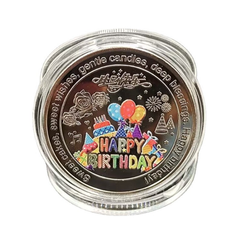 Birthday Coin Factory - 3D Engraved Cake Souvenir Coin