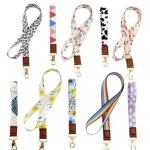 Key Strap Factory - Leather Wristlet ID Badge Holder