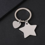 Star Keychain Manufacturer - Stainless Steel Fashion Keychain
