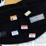 Geometric Brooch Manufacturer - English Sentence Badge