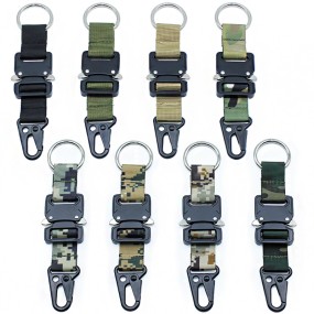 Tactical Lanyard Manufacturer - Nylon Belt Clip Keychain