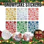 Snowflake Sticker Factory - Golden Christmas Self-adhesive