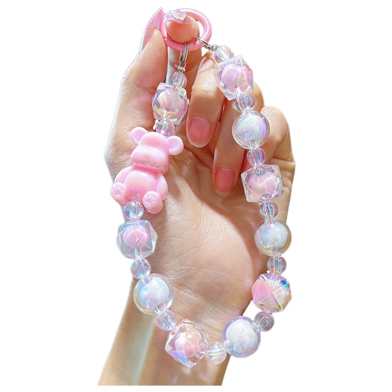 Acrylic Chain Factory - Jelly Bear Beaded Phone Chain