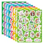Easter Sticker Manufacturer - Holographic Egg Rabbit Decal