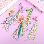 Bead Keychain Manufacturer - Woven Rope Star Pendant Lanyard