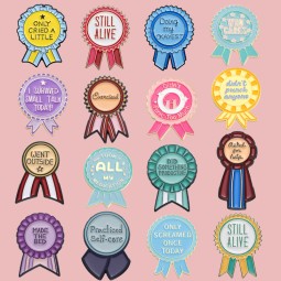 Flower Brooch Manufacturer - Awkward Medal Clothing Pin