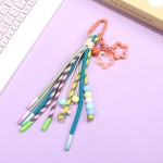 Bead Keychain Manufacturer - Woven Rope Star Pendant Lanyard