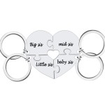 Heart Keychain Factory - Puzzle Couple Keychain Pendant