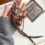 Heart Keychain Manufacturer - Braided Rope Car Key Holder