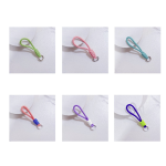 Braided Keychain Manufacturer - Color Splicing Car Pendant